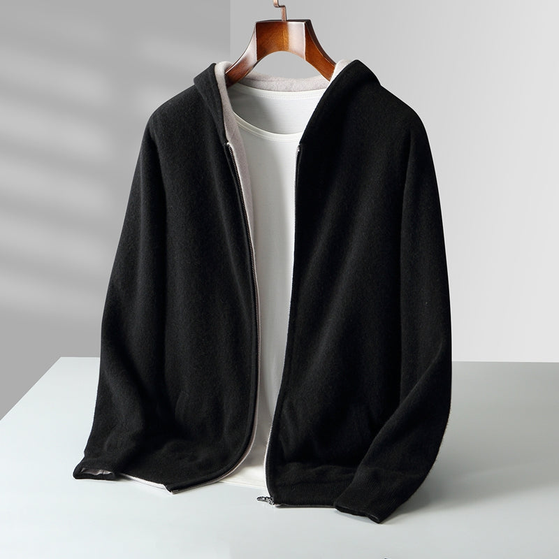 Nolan Reversible Cashmere Hoodie