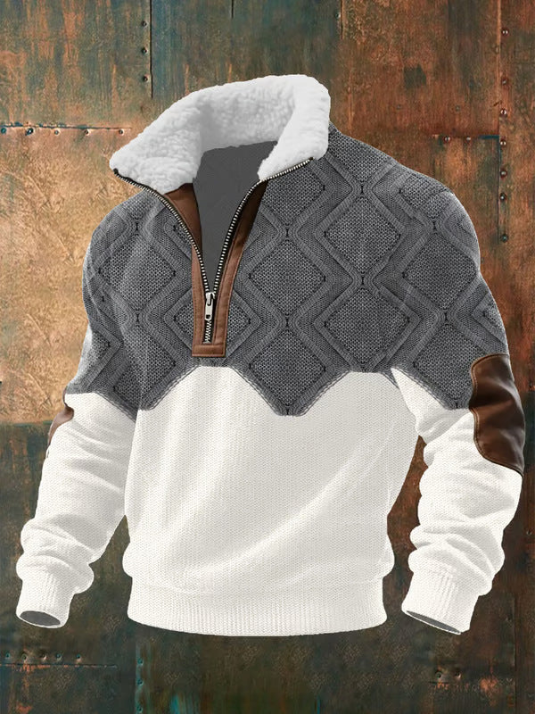 High Neck Fleece Sweater