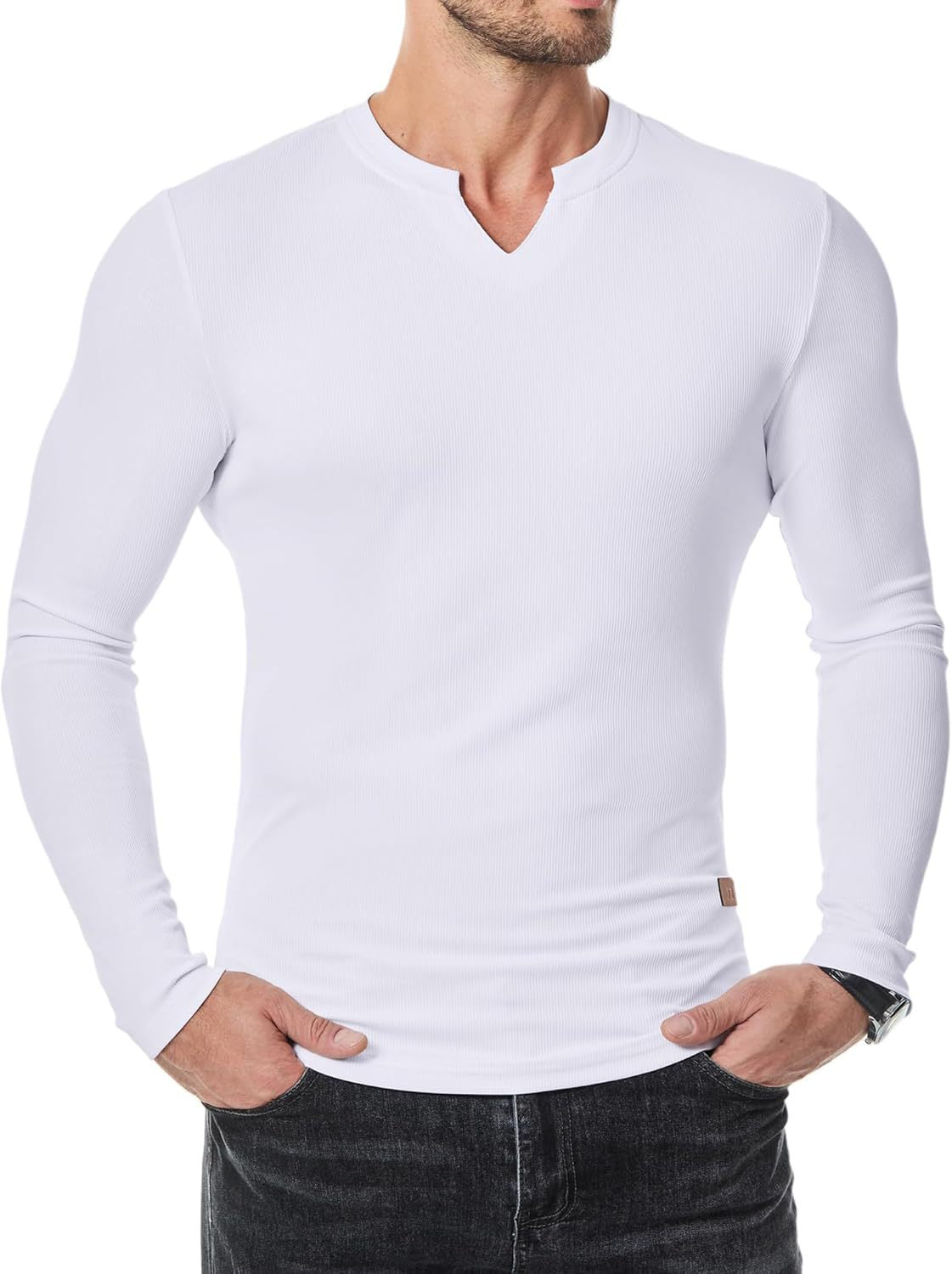 Elias | Athletic Ribbed Longline Top