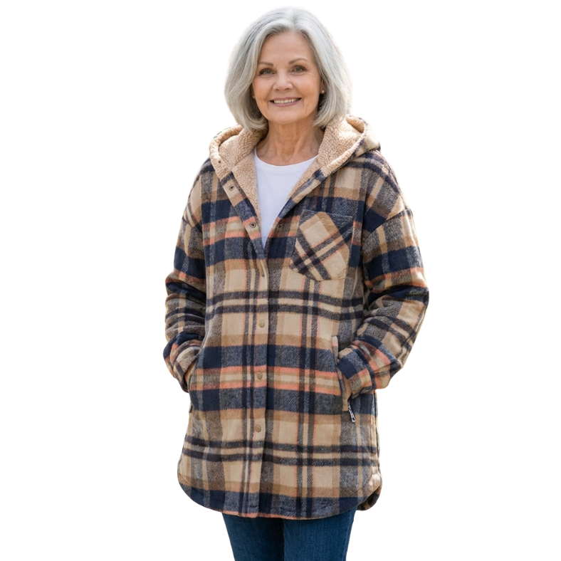 Premium Flannel Hooded Jacket