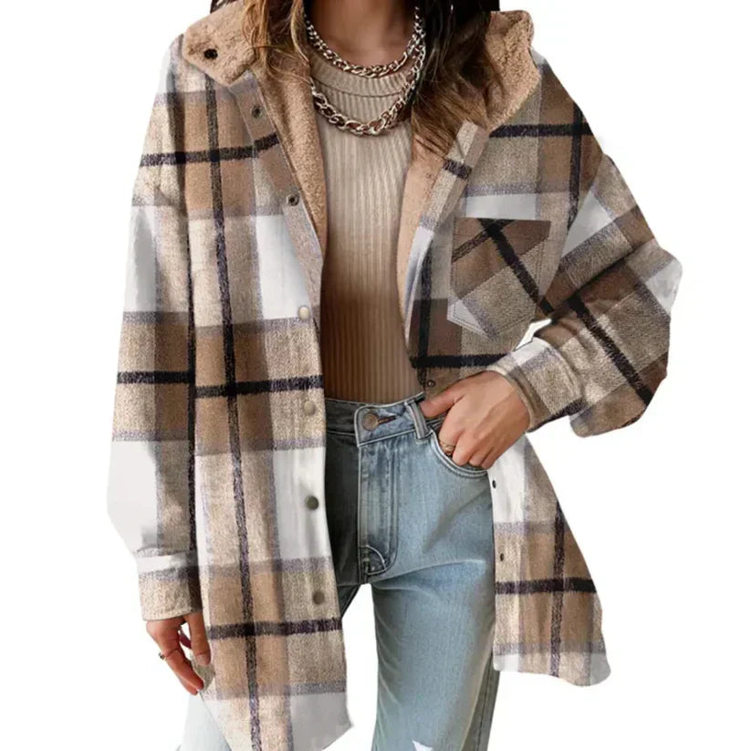 Premium Flannel Hooded Jacket