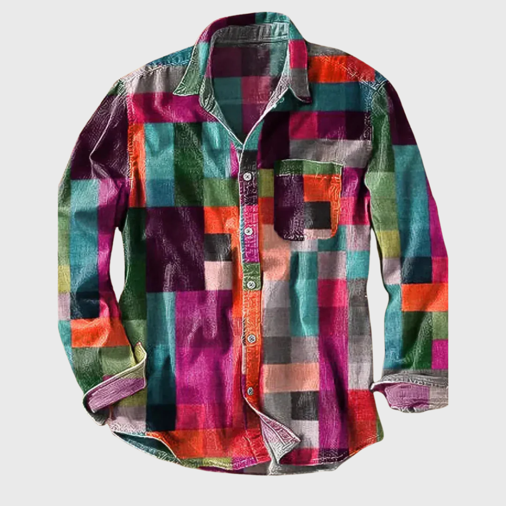 Liam | Vintage Patchwork Shirt