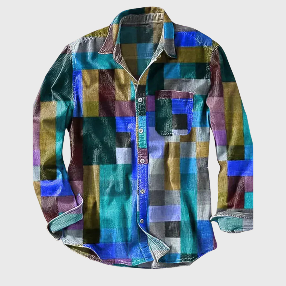 Liam | Vintage Patchwork Shirt