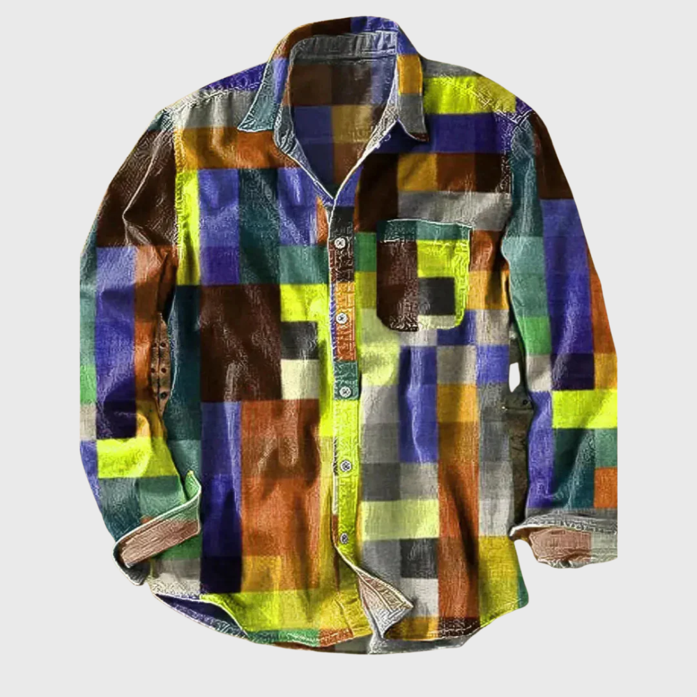 Liam | Vintage Patchwork Shirt
