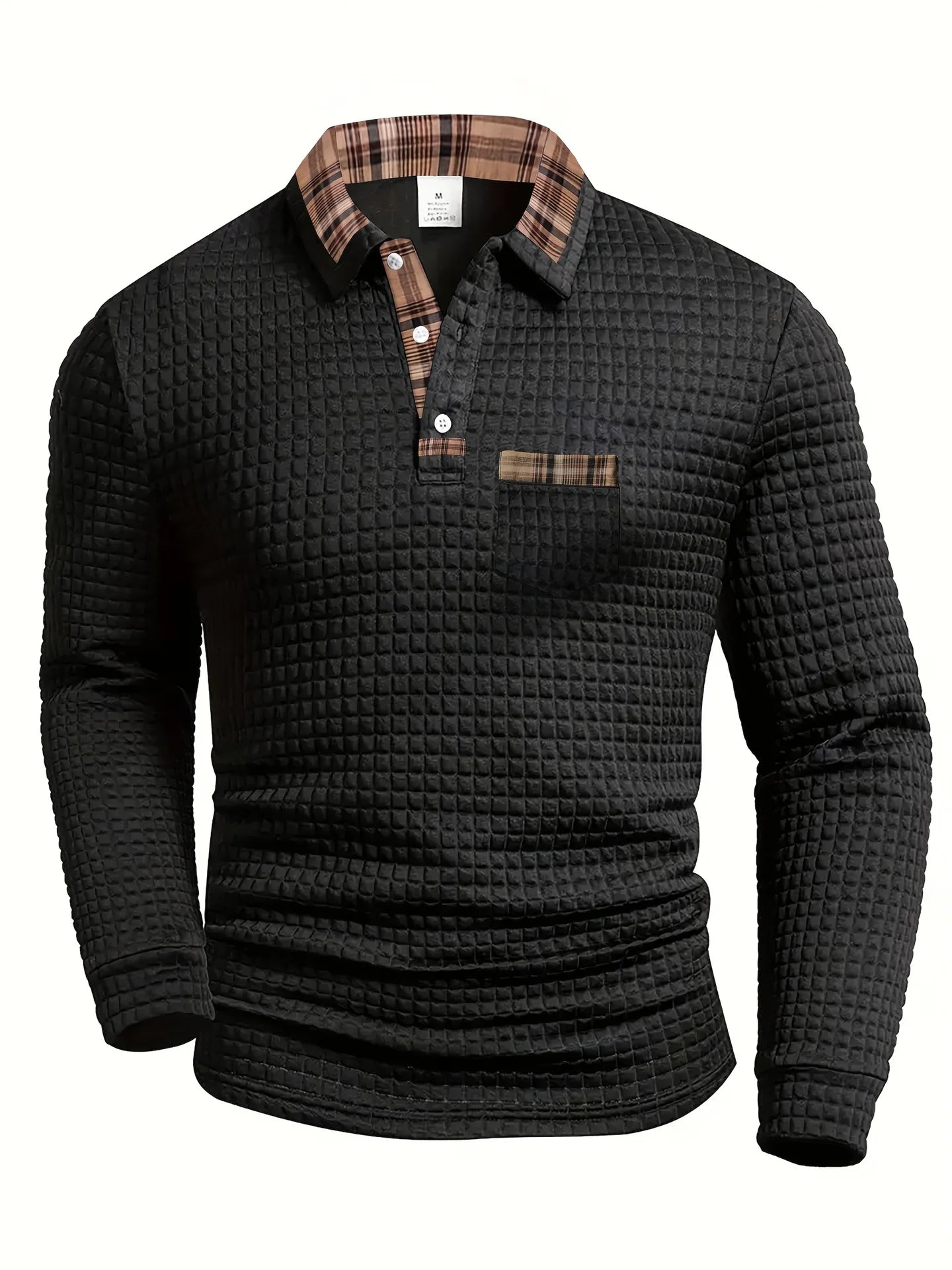 Cason Refined Knit Polo Sweater