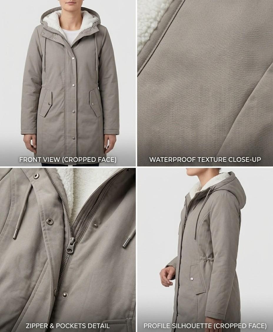 Olivia™ | Cozy Hooded Weatherproof Coat