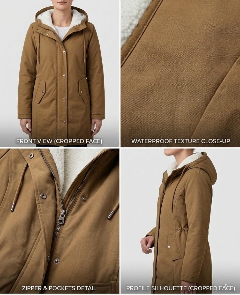 Olivia™ | Cozy Hooded Weatherproof Coat