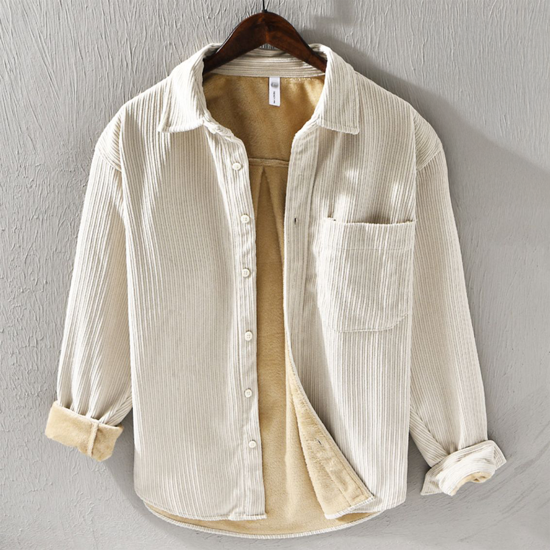Harlan | Fleece-Lined Corduroy Shirt
