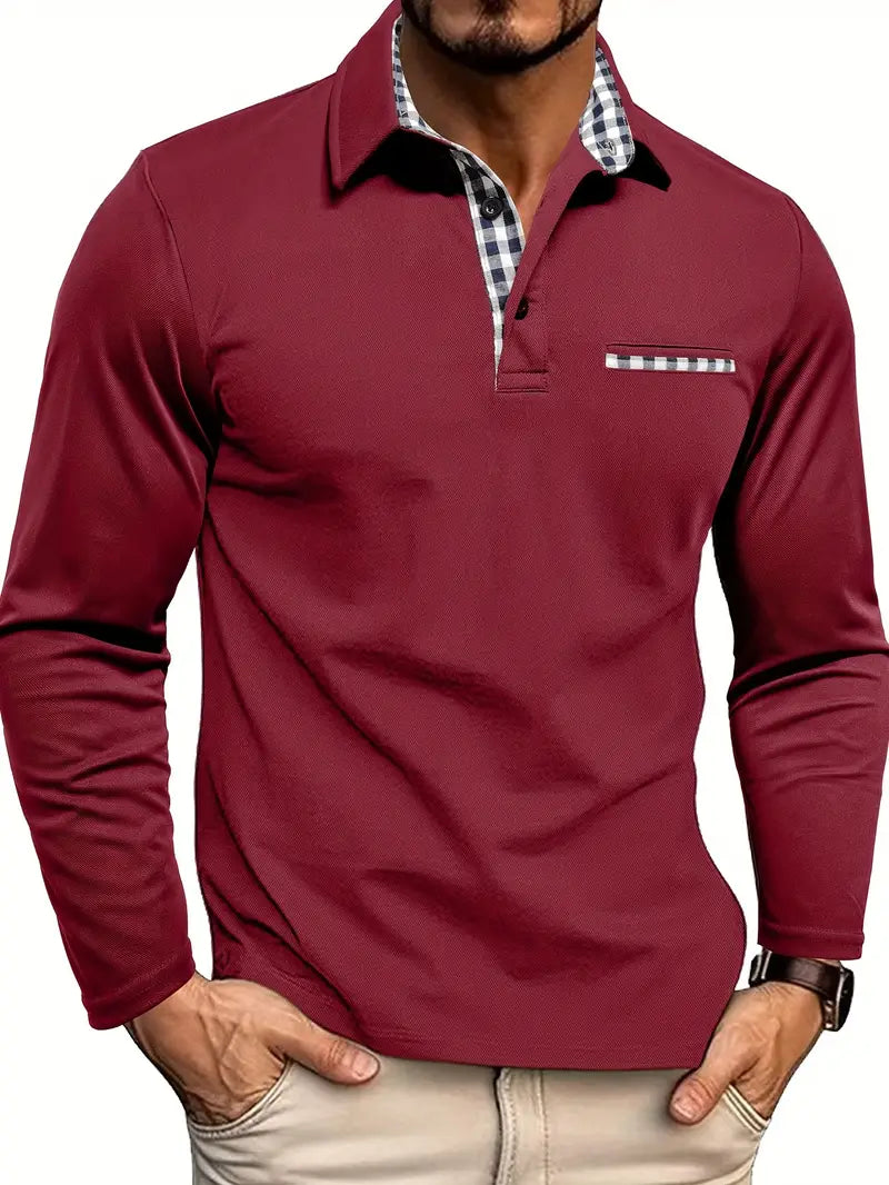 Henri | Long Sleeve Polo Shirt