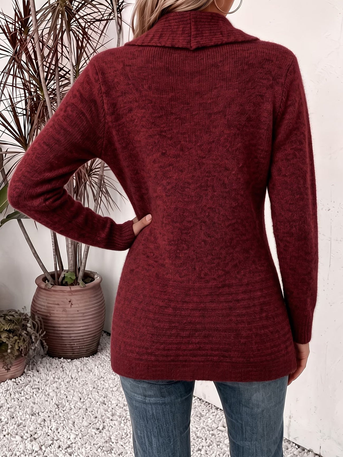 Deanna | Ribbed Open-Front Cardigan