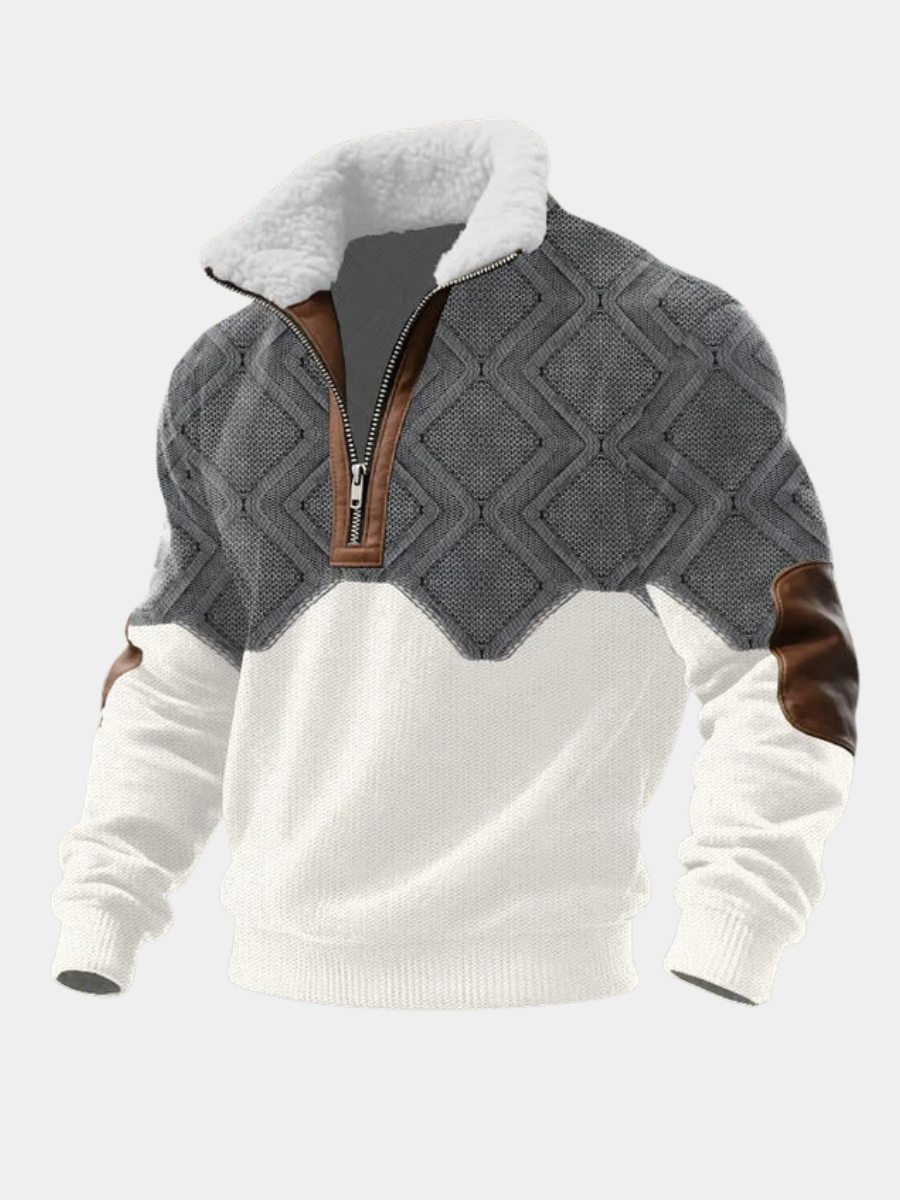 High Neck Fleece Sweater