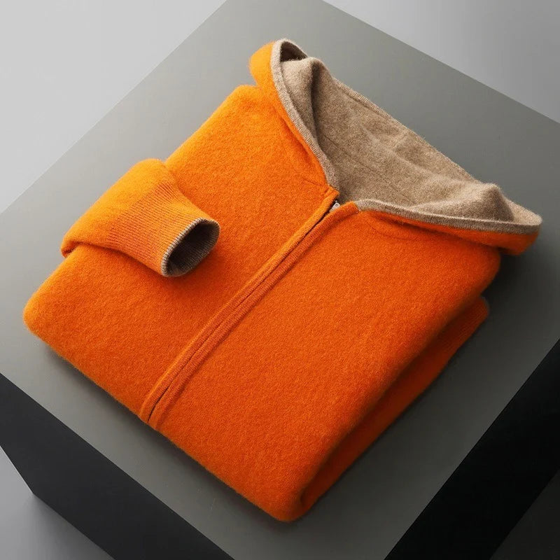 Koji Reversible Cashmere Zip Jacket