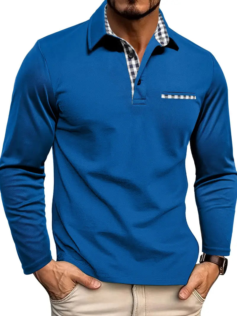Henri | Long Sleeve Polo Shirt