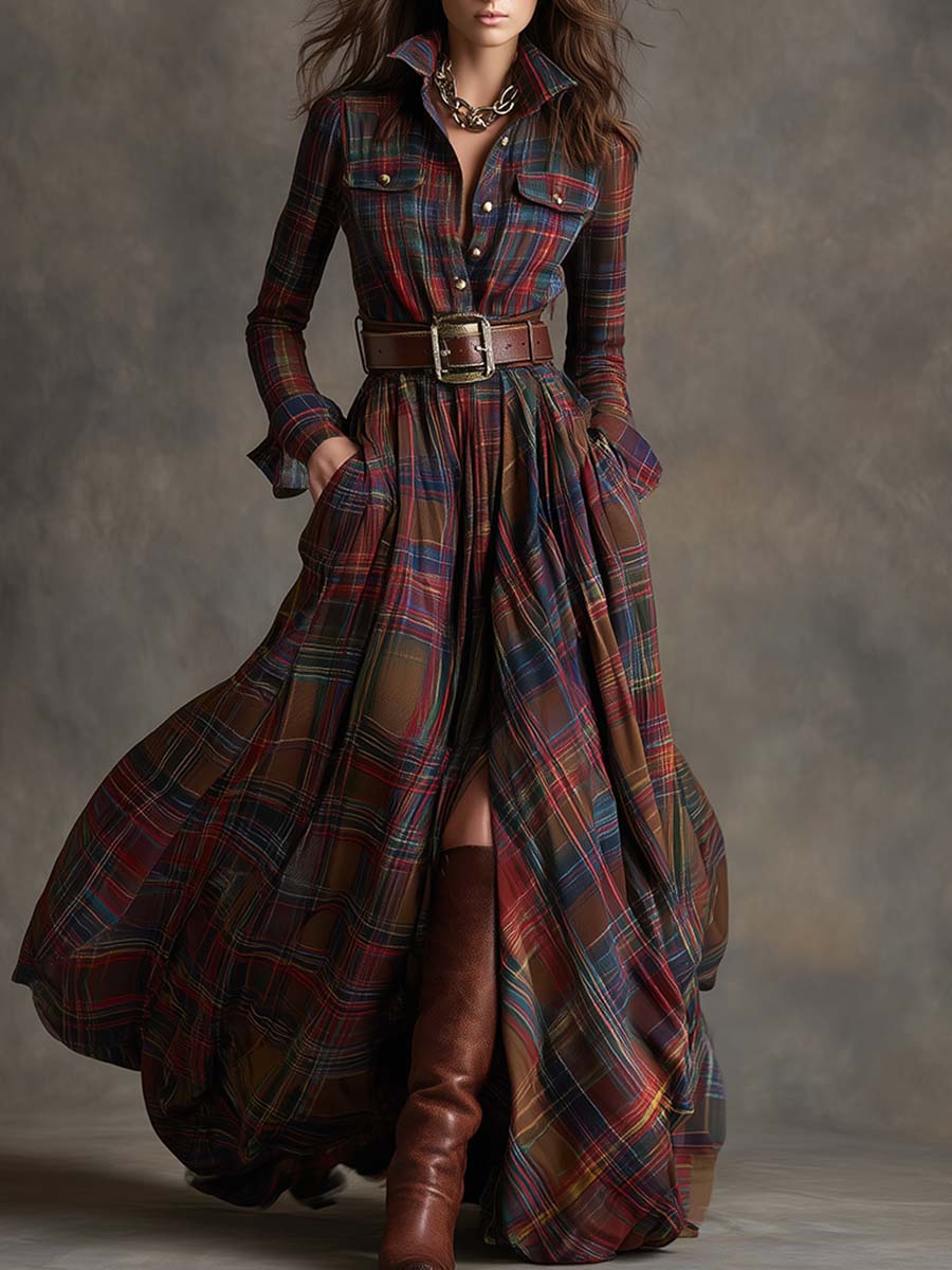 Callis™ | Elegant Classic Shirt Dress