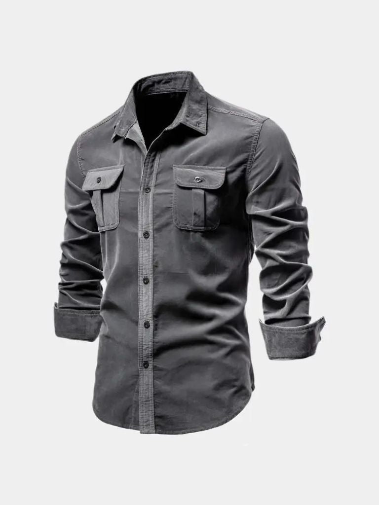 Casual Business Corduroy Shirt - Westrows