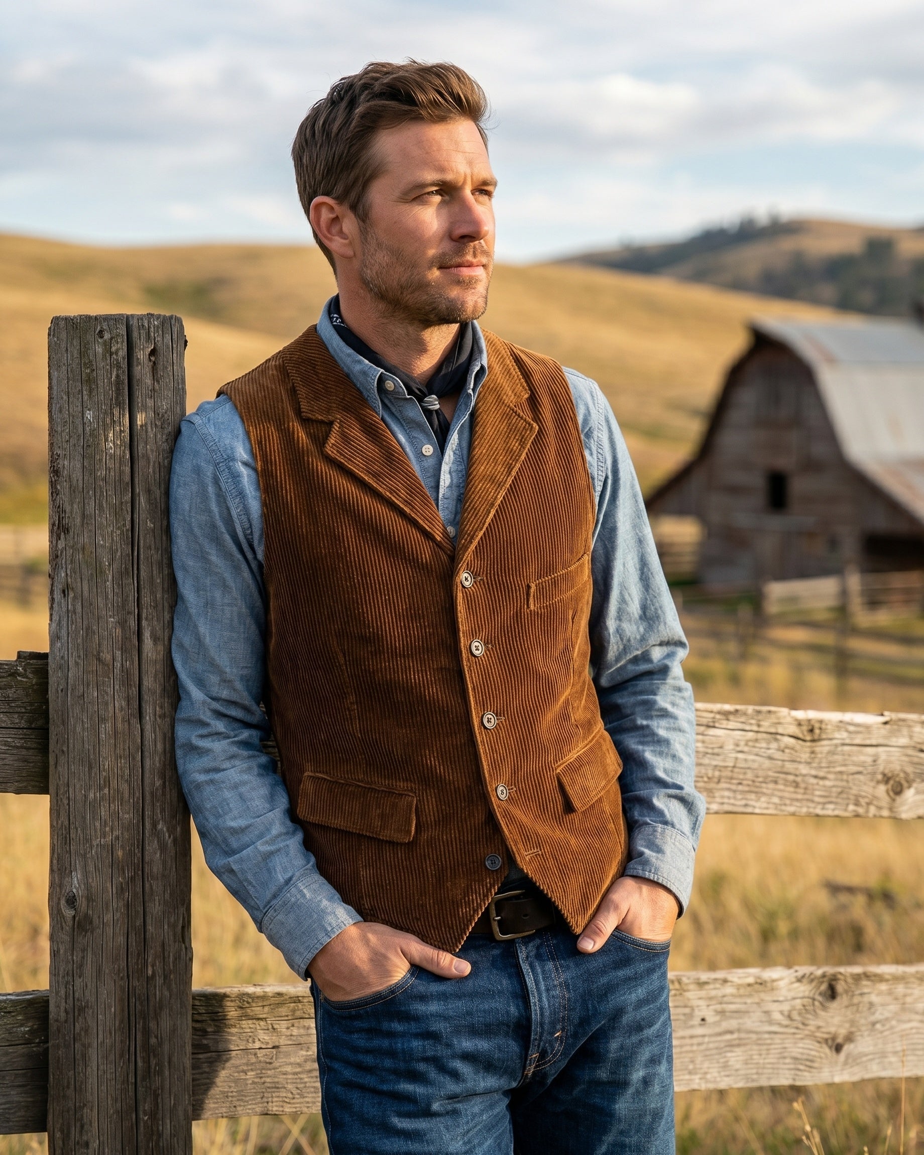Giorgio Corduroy Vest