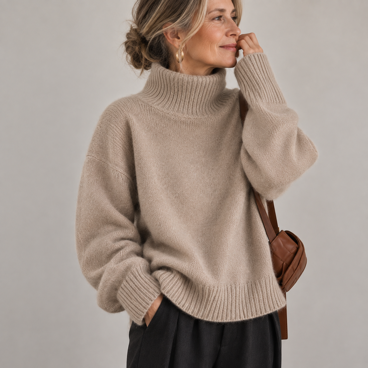 Cynthia™ | Soft Relaxed Turtleneck Sweater