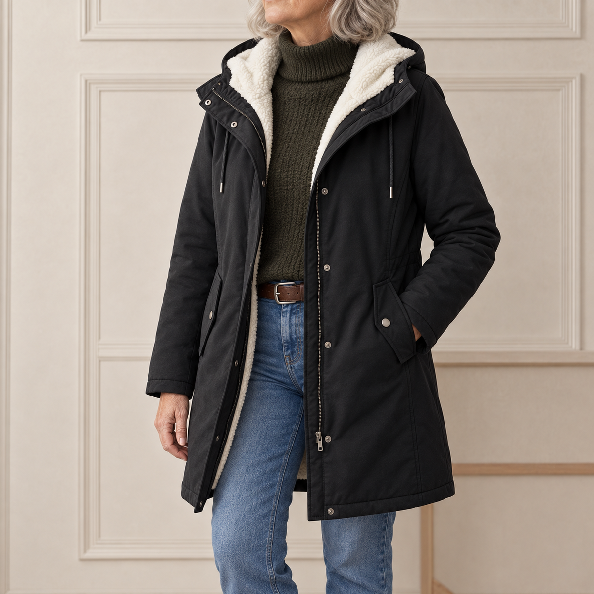Olivia™ | Cozy Hooded Weatherproof Coat