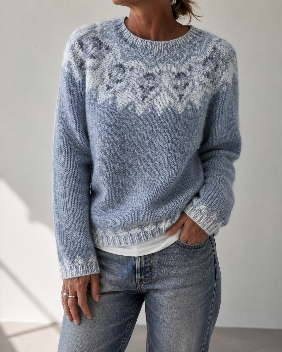 Darlene™ | Classic Fair Isle Knit Sweater