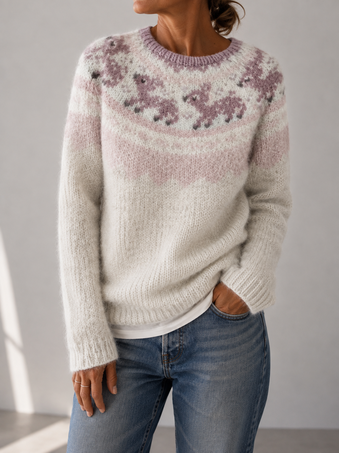 Darlene™ | Classic Fair Isle Knit Sweater