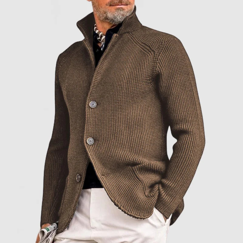 Oscar | Trendy Knitted Men's Vest with Pockets