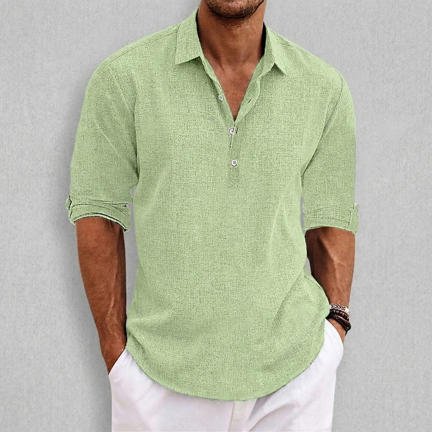 Caleb | Refined Button-Front Classic Shirt
