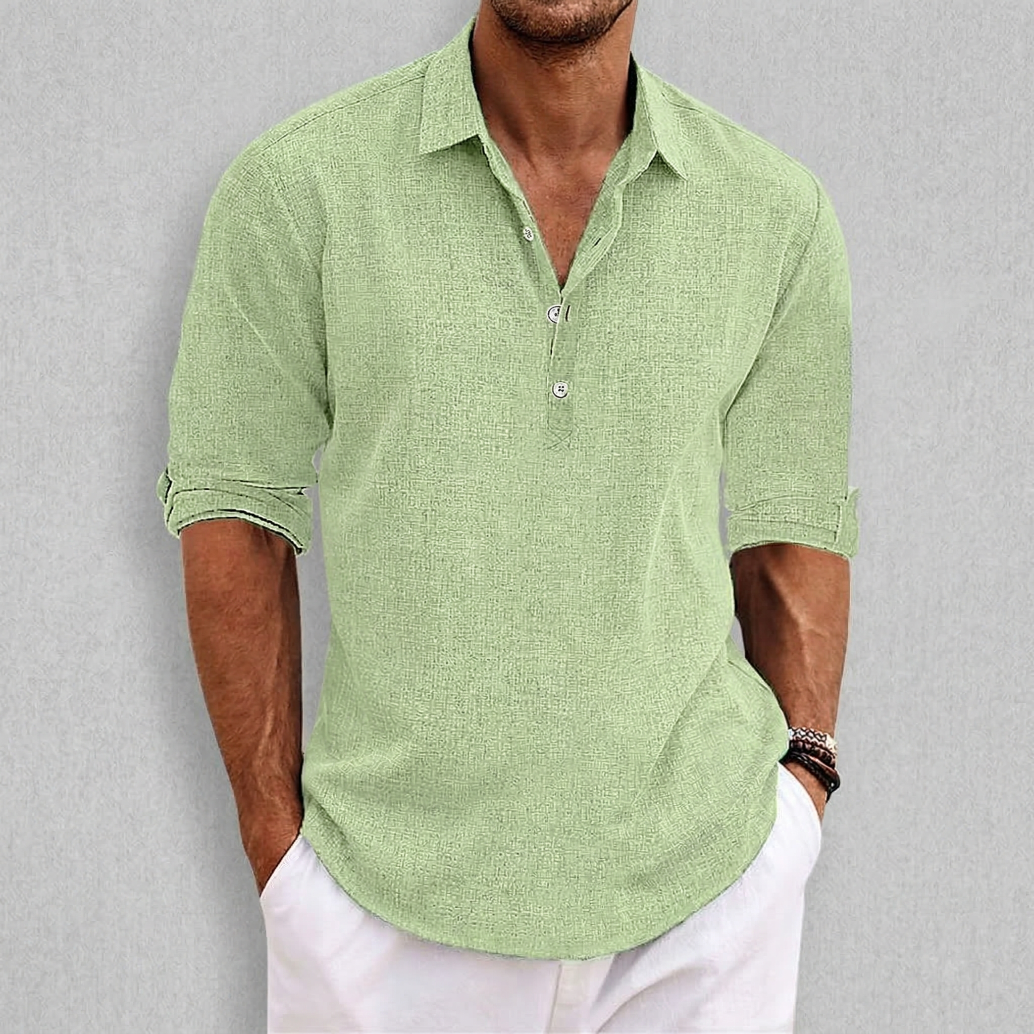 Caleb | Refined Button-Front Classic Shirt