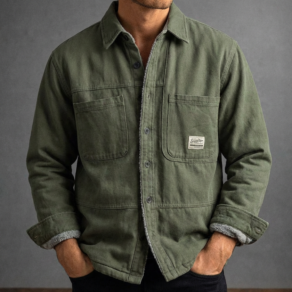 Solan – Fleece Cargo Overshirt