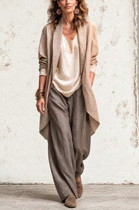 Beige and gray