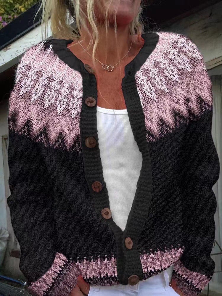 Lydia | Warm Retro Cardigan