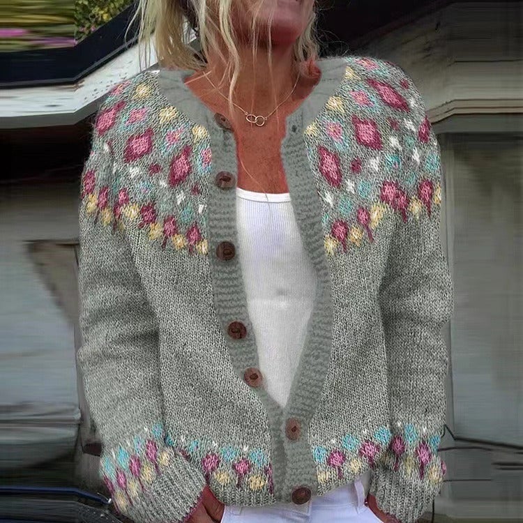 Madeline | Warm Vintage-Inspired Cardigan