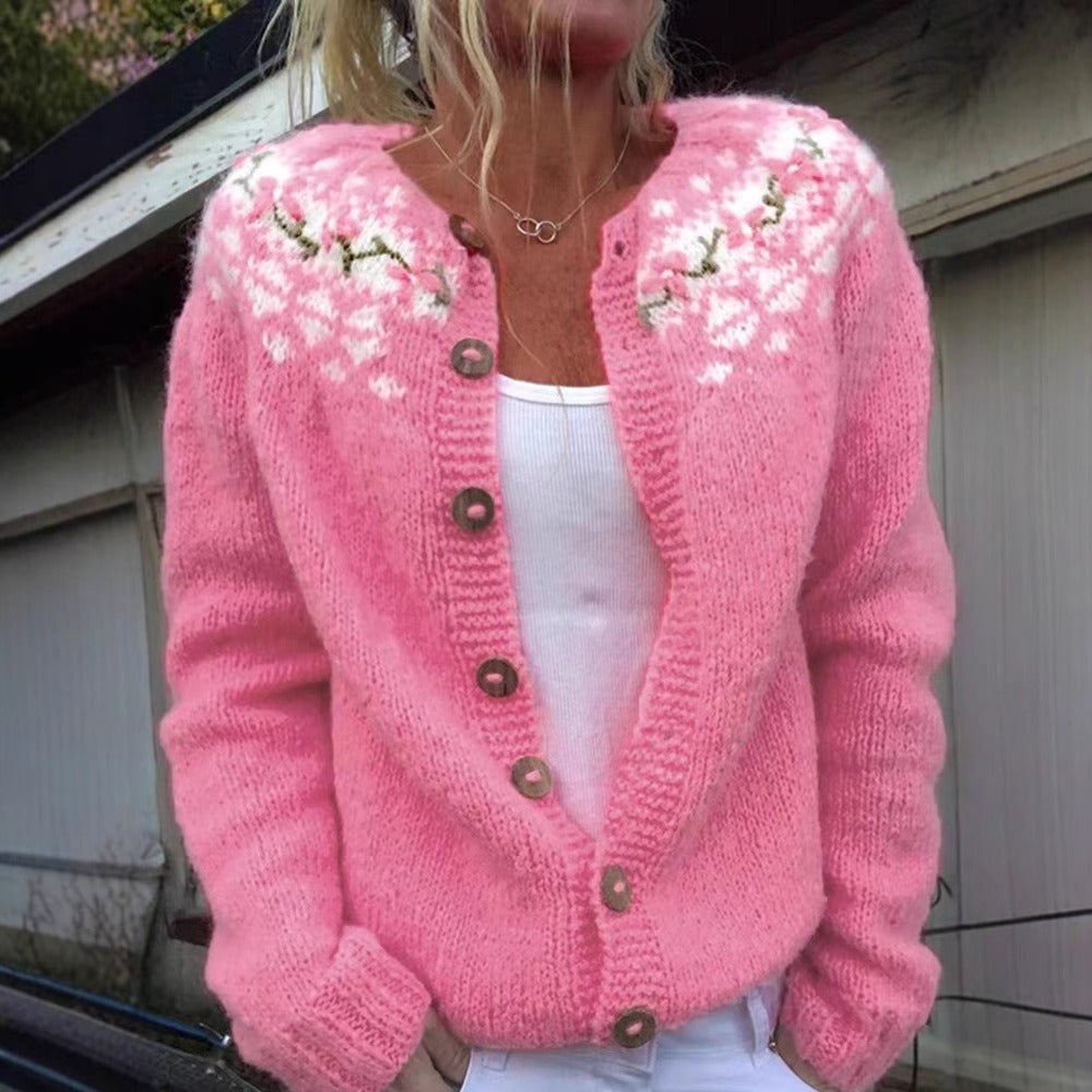 Vivian | Warm Retro Cardigan