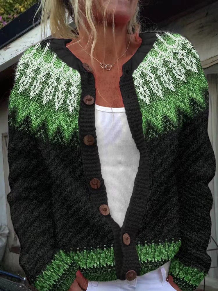 Sadie | Warm Retro-Inspired Cardigan