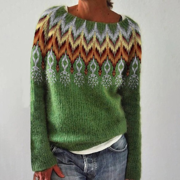 Margaret | Nordic Yoke Sweater