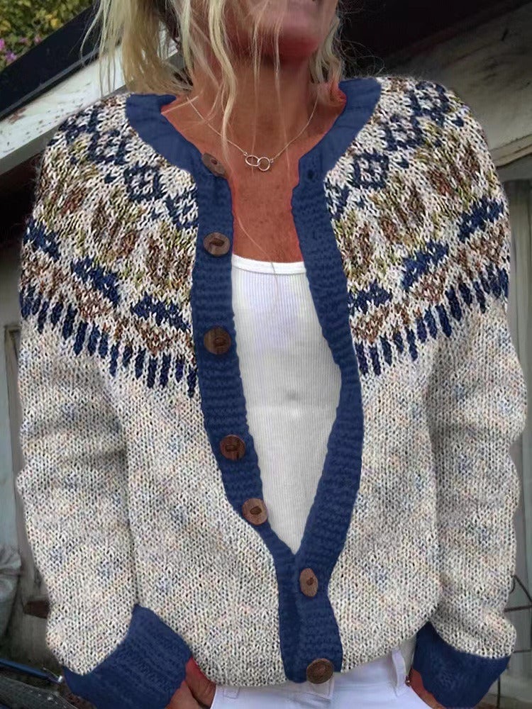 Hailey | Warm Retro Cardigan