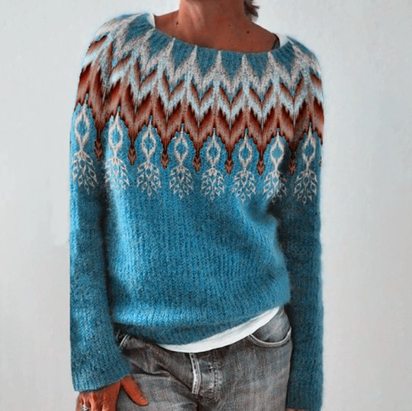 Margaret | Nordic Yoke Sweater
