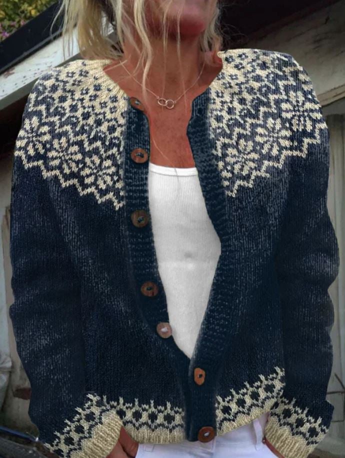 Hadley | Warm Retro Cardigan