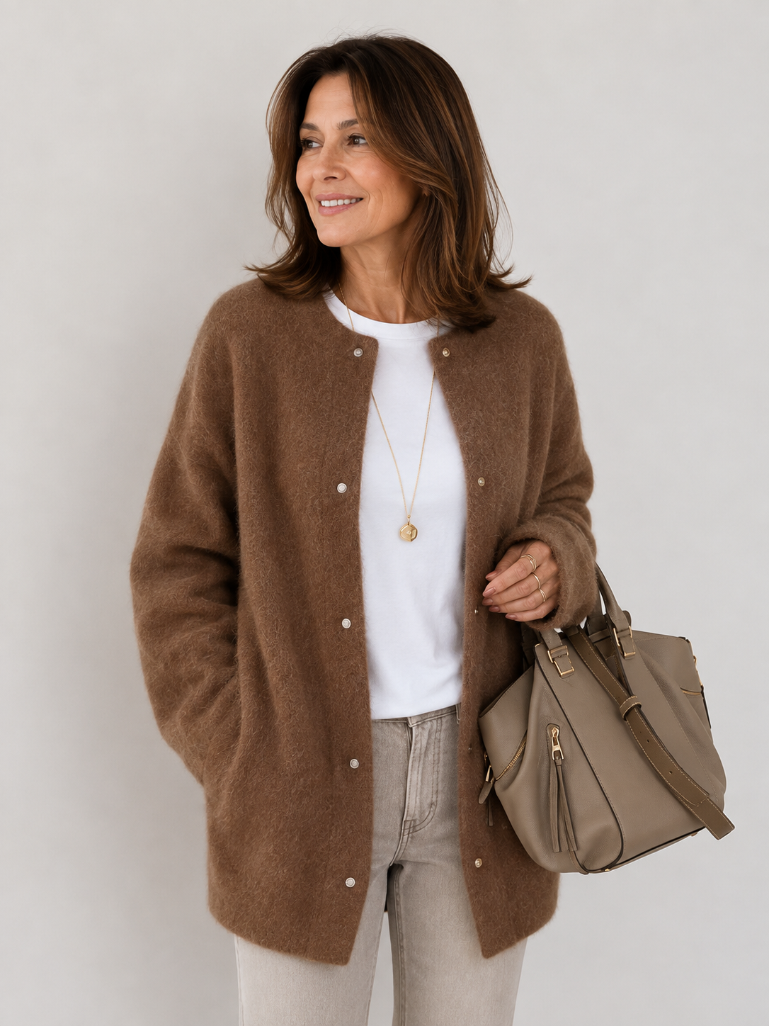 Lorraine™ | Soft Button-Front Cardigan