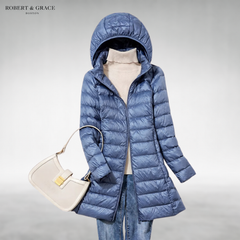 Madeline Warm Puffer Coat - Blue