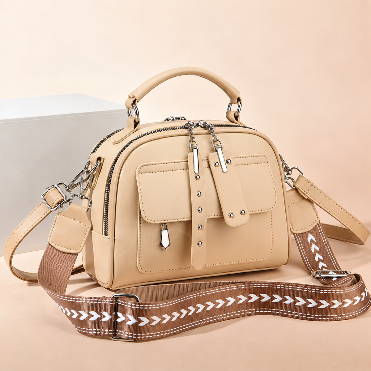 Melody crossbody bag – Apricot