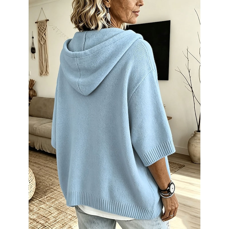 Chloé - Chic Oversized Buttoned Hoodie